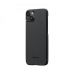 Ультра тонкий чехол Pitaka MagEZ 4 для iPhone 15 Plus (6.7"), черно-серый узкое плетение, кевлар (арамид)