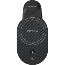 Автомобильный держатель с беспроводной зарядкой Pitaka MagEZ  Pro 2 Qi2 - для (Tesla Model 3/Y) iPhone 13/14/15/16 и Samsung S22/S23/S24