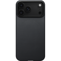 Ультра тонкий чехол Pitaka для iPhone 17 Pro, Черный