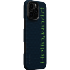 Светящийся Ультра тонкий чехол Pitaka  для iPhone 16 Pro, Привет, Мир
