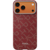 Ультра тонкий чехол Pitaka для iPhone 17 Pro, Красно-золотой