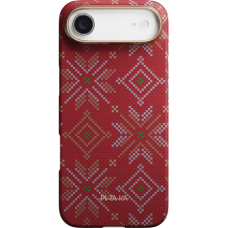 Ультра тонкий чехол Pitaka  для iPhone 17 Air, Красный