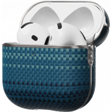 Ультра тонкий чехол Pitaka из арамидного волокна и кожи для AirPods Pro 2, Восход