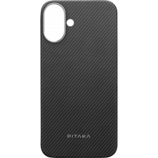 Ультра тонкий чехол Pitaka для iPhone 16, Черный