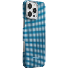 Ультра тонкий чехол Pitaka для iPhone 16 Pro, Голубой