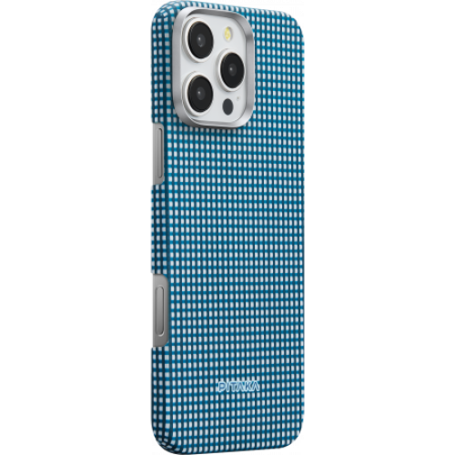 Ультра тонкий чехол Pitaka для iPhone 16 Pro, Голубой
