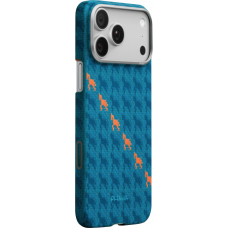 Ультра тонкий чехол Pitaka  для iPhone 17 Pro, Синий
