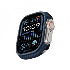 Ультра тонкий чехол Pitaka для Apple Watch Ultra 3/Ultra 2/Ultra 49мм - Синий